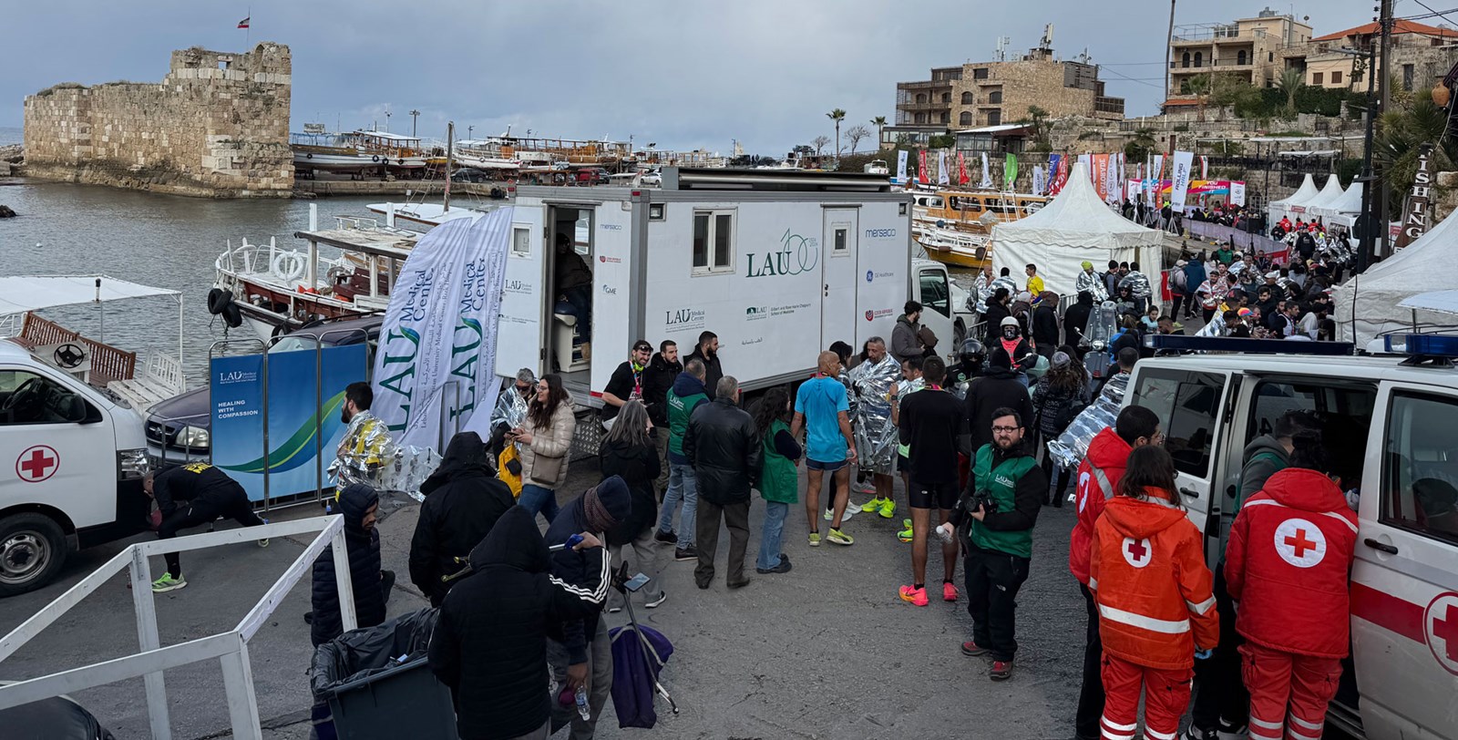 The LAU Mobile Clinic made a stop in Kfardebian, offering free medical consultations, screenings, and essential health services to the local community.