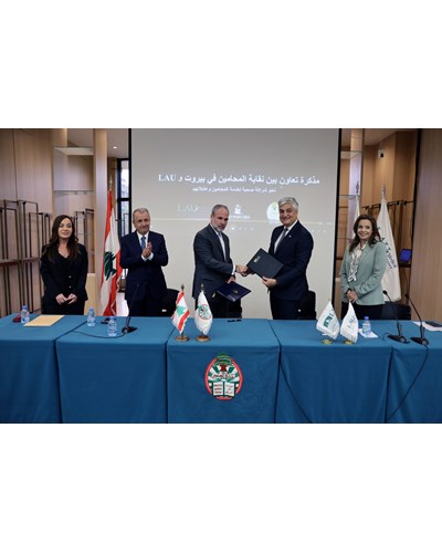 Beirut Bar Association Signing Agreement